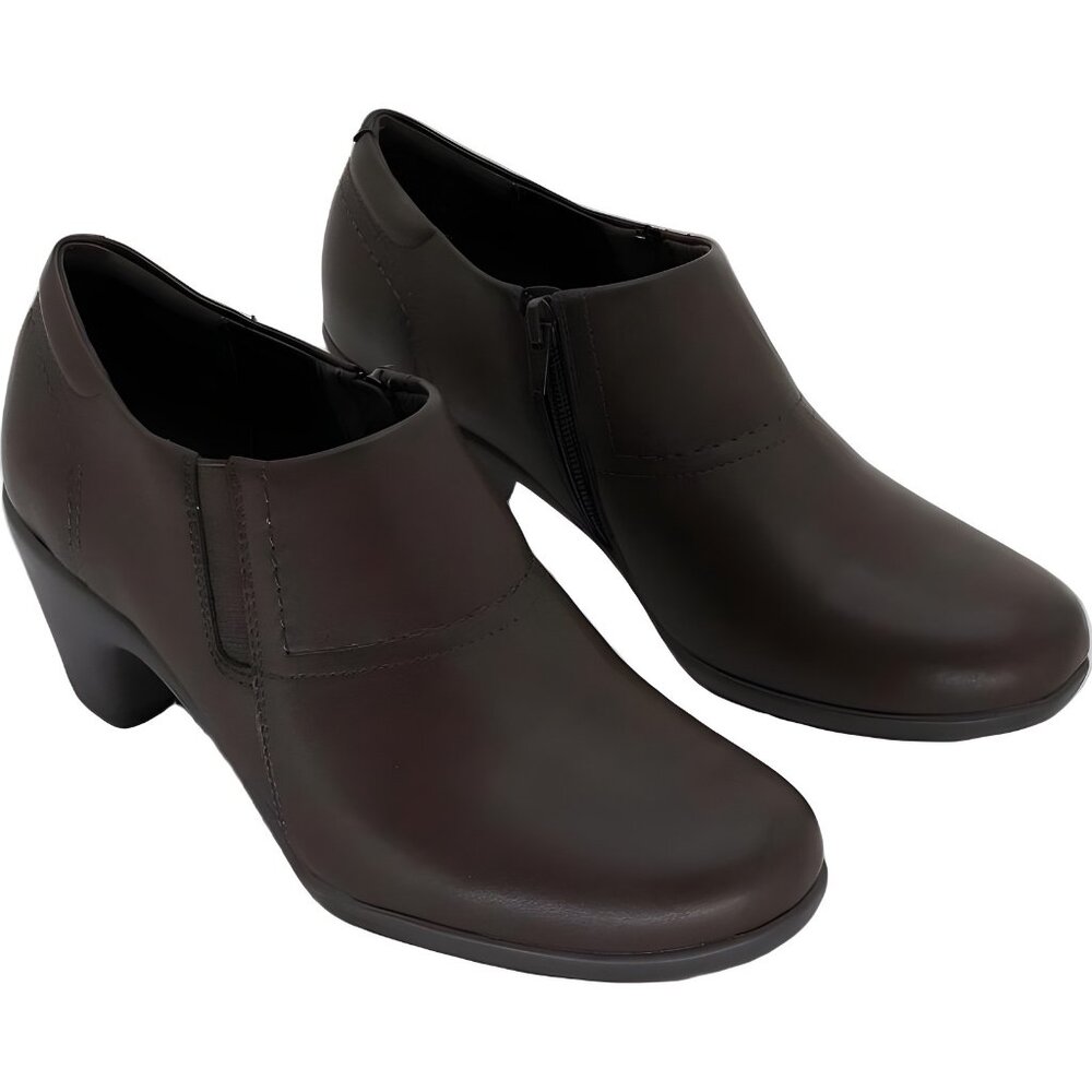 Women's Caine Side Ankle Boot Dark Brown US 9.5 M - Picture 4 of 6